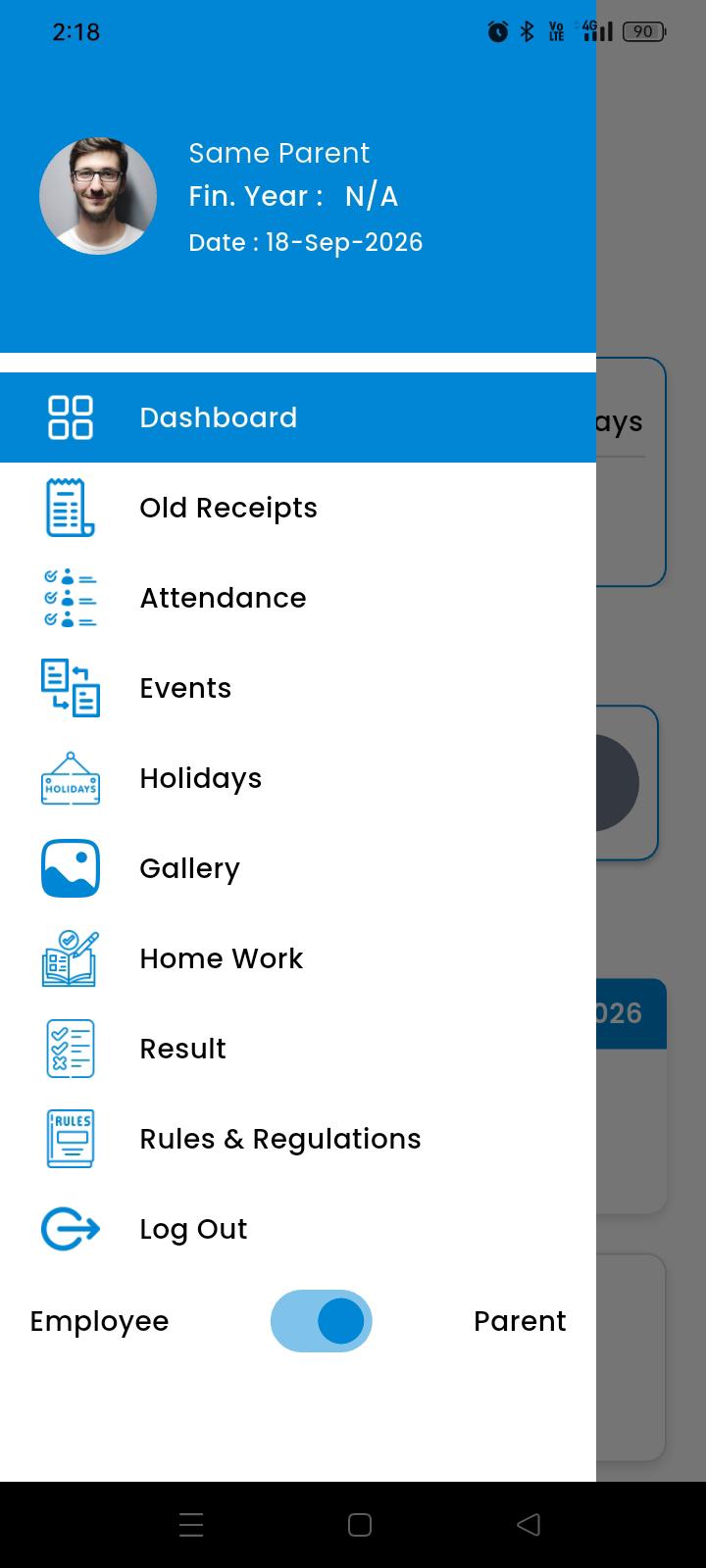 SchoolNX mobile parent and employee access modes