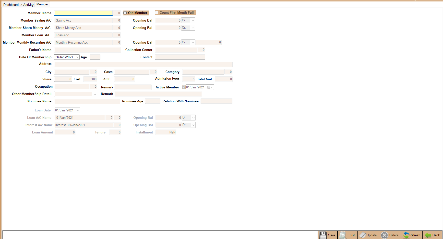 Society Accounting screenshot 3