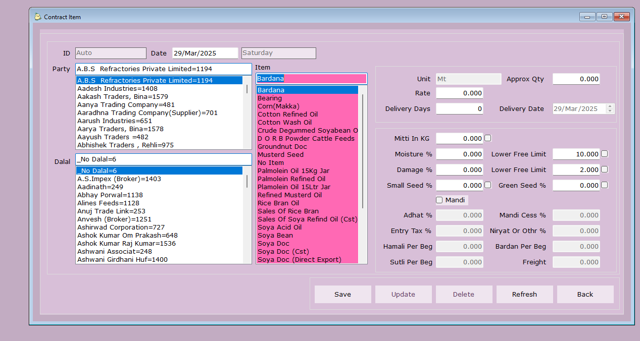 Solvent Plant Management screenshot 2
