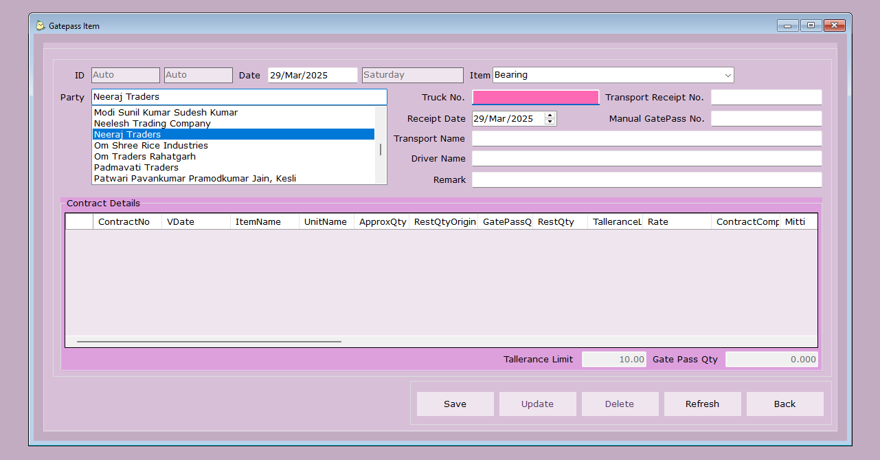 Solvent Plant Management screenshot 3