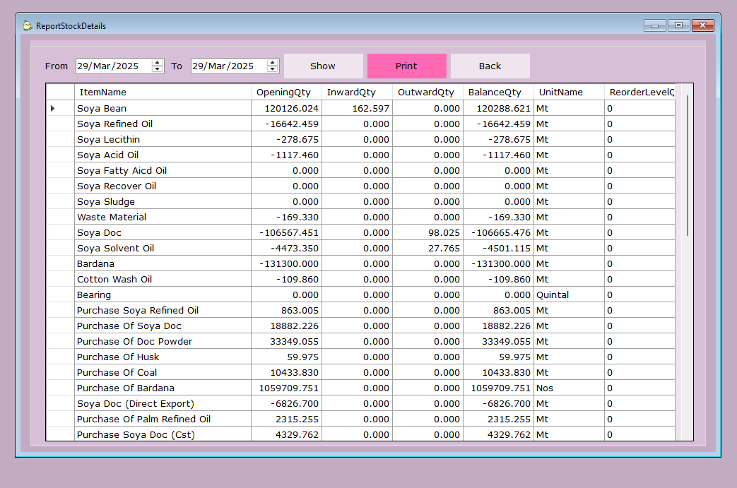 Solvent Plant Management screenshot 7