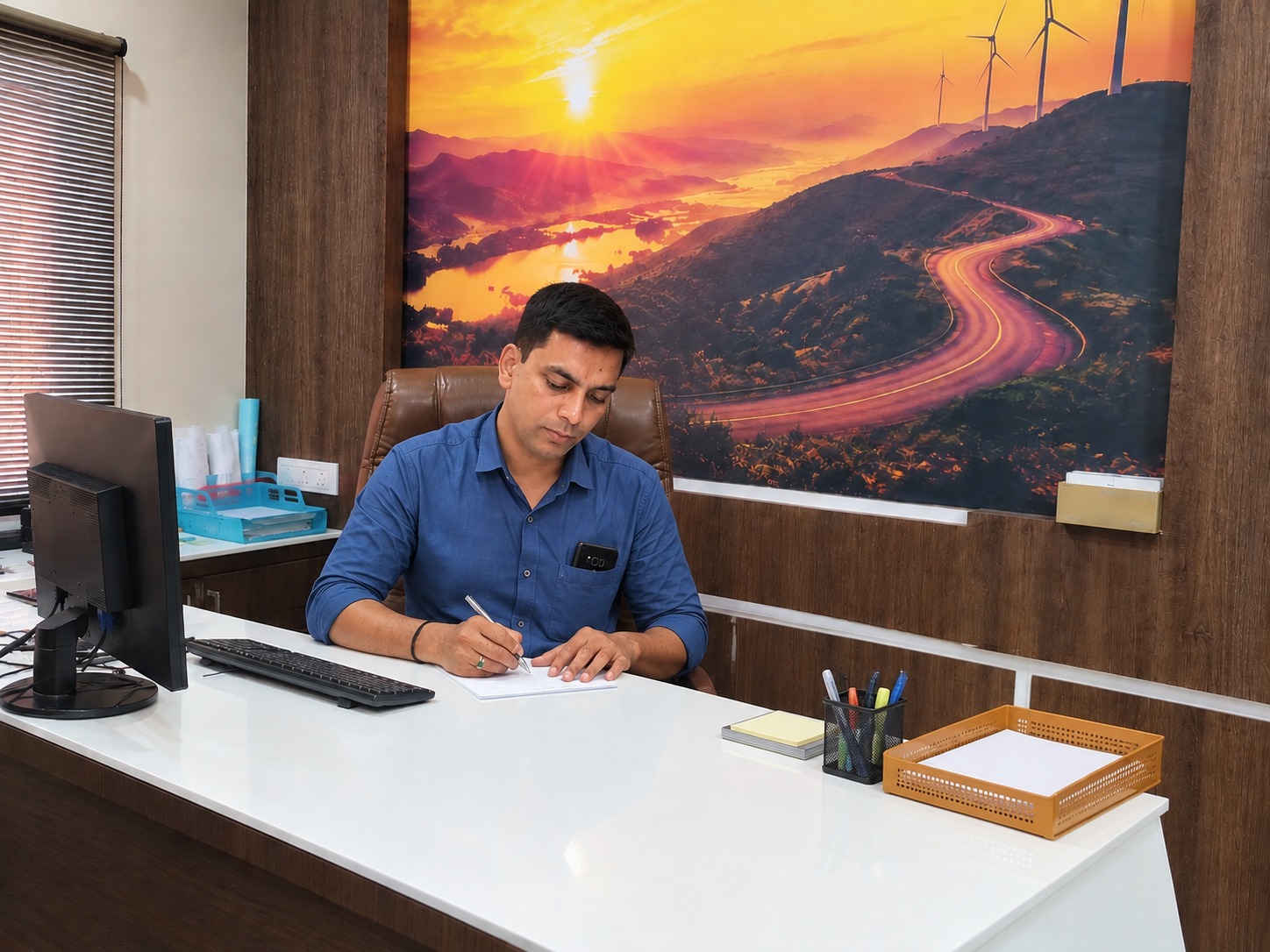 Vertical Solutions team member handling daily office operations