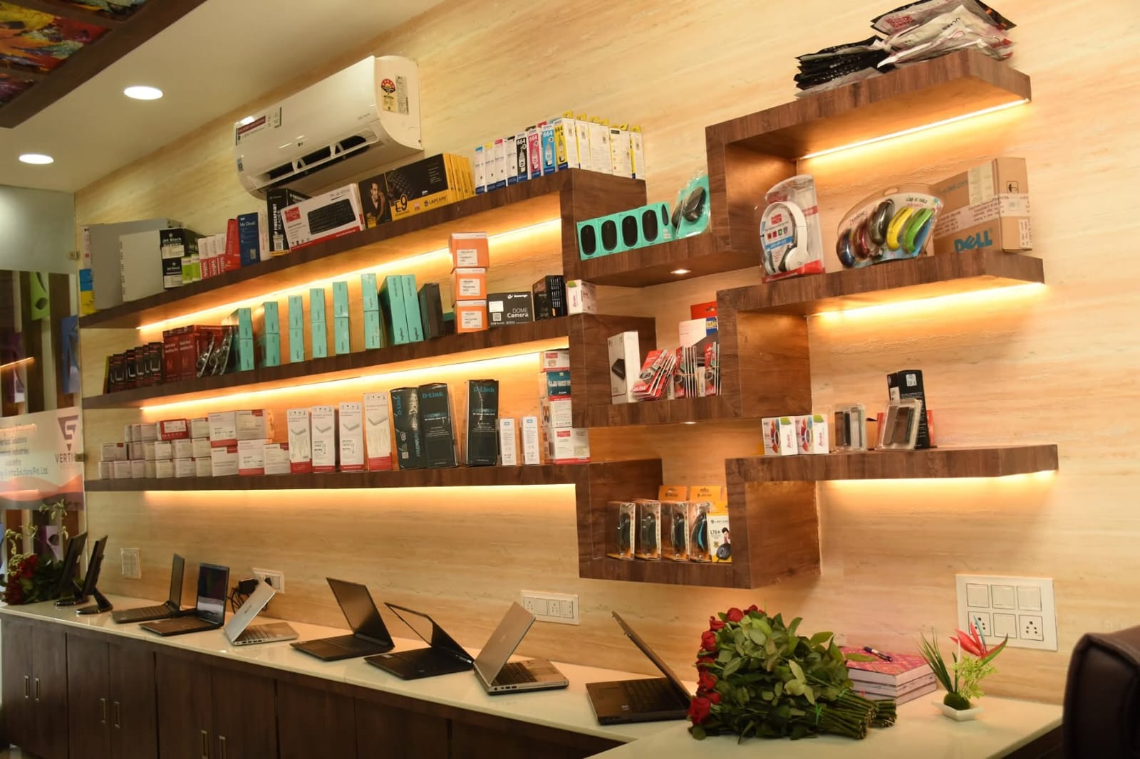 Technology display area inside Vertical Solutions